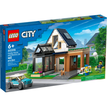 LEGO 60398 City Domek rodzinny i samochód elektryc